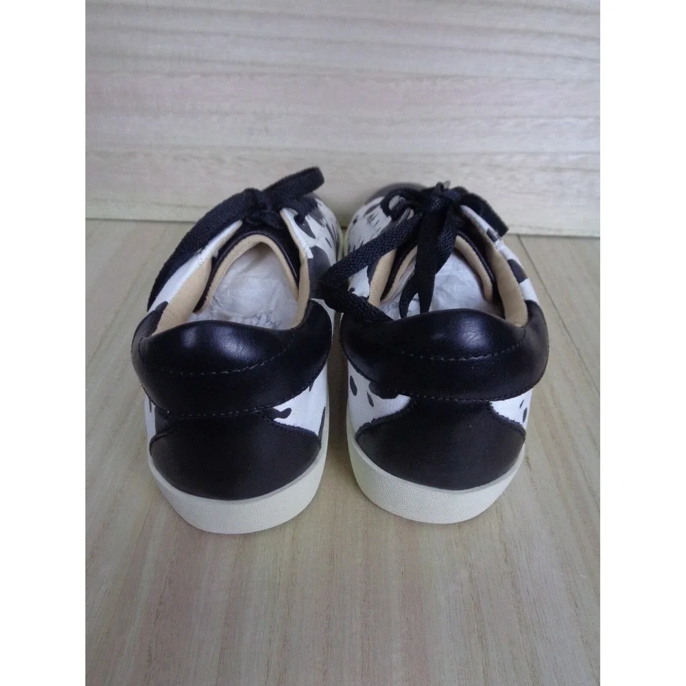 Journee Collection‎ Erica Comfort Womens Sneakers Cowhide Print Womens 6.5 Wide